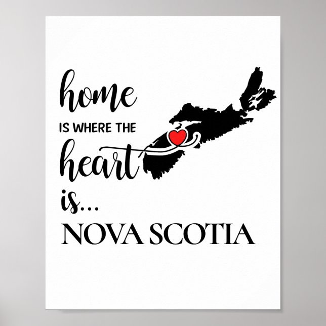 Nova Scotia är där hjärtat finns.. Poster (Framsidan)