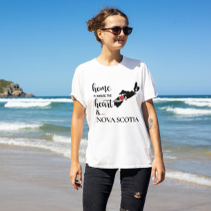 Nova Scotia är där hjärtat finns.. T Shirt
