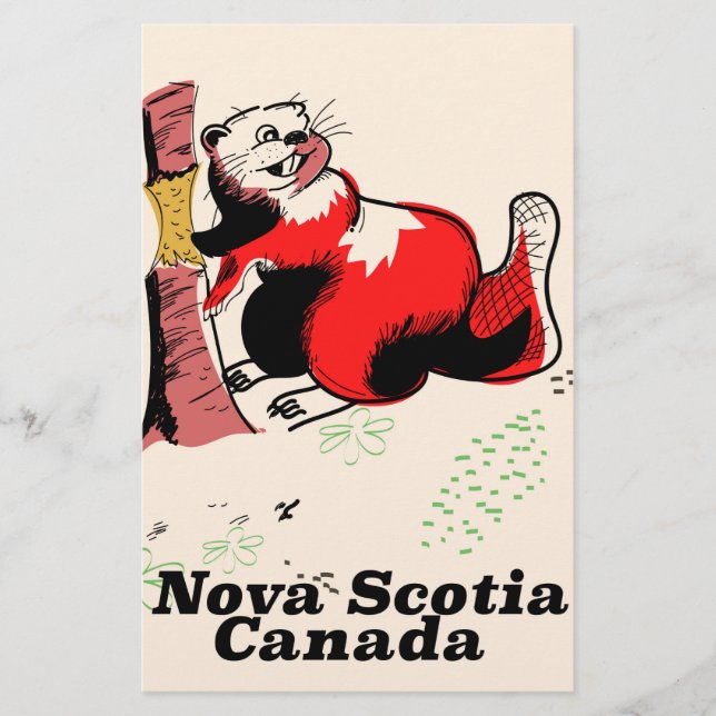 Nova Scotia canada Brevpapper (Framsida)