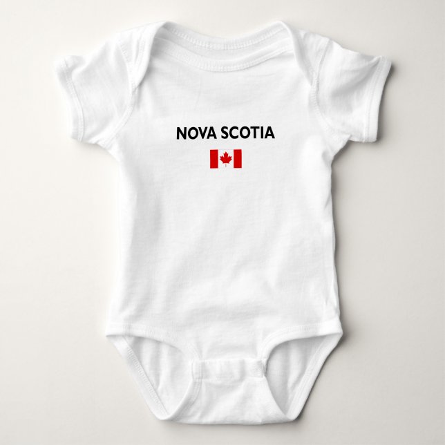 Nova Scotia Canada Canadian Flagga Light-Färg T Shirt (Framsida)