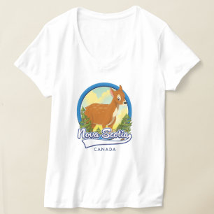 Nova Scotia Canada-logotyp T Shirt