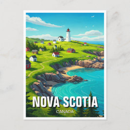 Nova Scotia Canada Travel Vykort