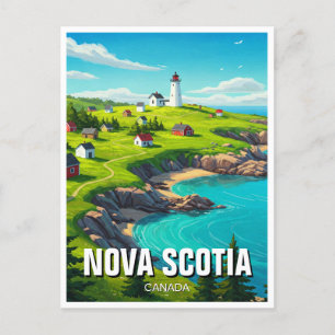 Nova Scotia Canada Travel Vykort