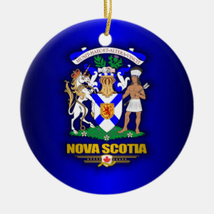Nova Scotia COA Julgransprydnad Keramik