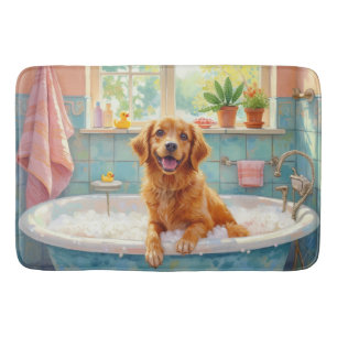 Nova Scotia Duck Tolling Retriever Badtid Glädje Badrumsmatta