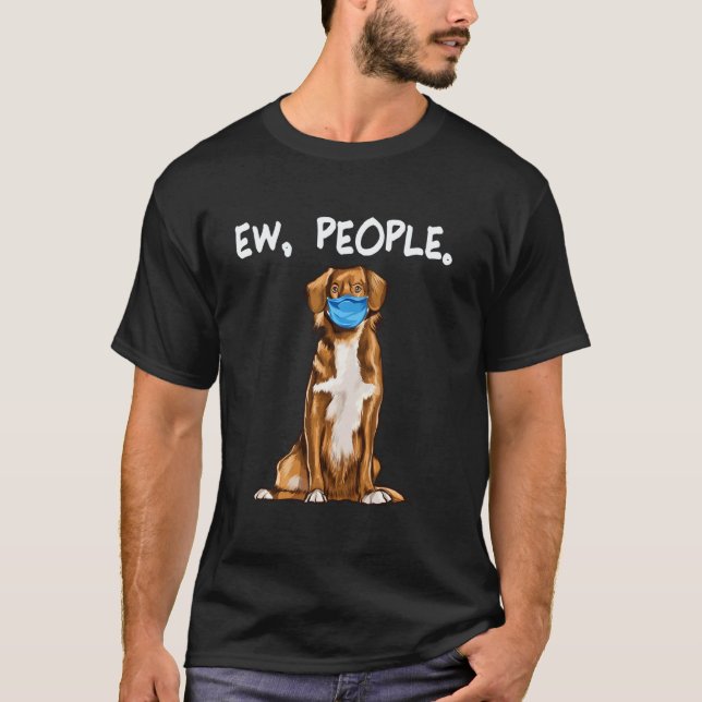 Nova Scotia Duck Tolling Retriever Ew Människor Hu T Shirt (Framsida)