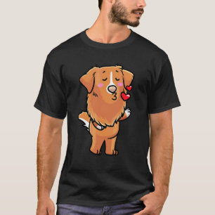 Nova Scotia Duck Tolling Retriever Hund Kysser T Shirt