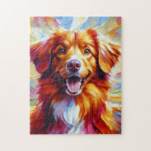 Nova Scotia Duck Tolling Retriever Hund Pussel