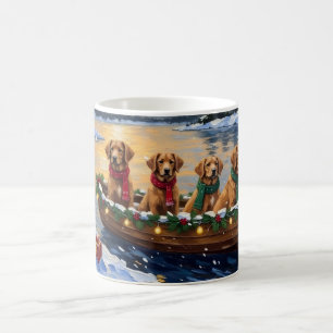 Nova Scotia Duck Tolling Retriever Julbåt Kaffemugg