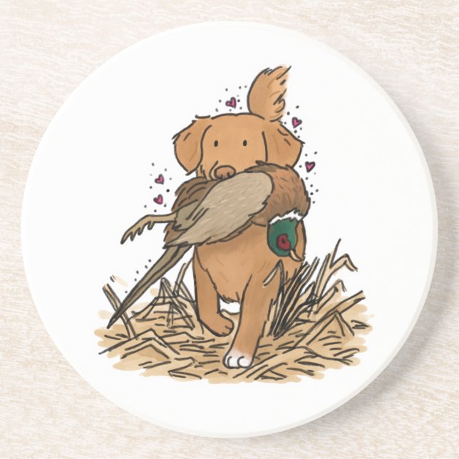 Nova Scotia Duck Tolling Retriever Underlägg (Framsidan)