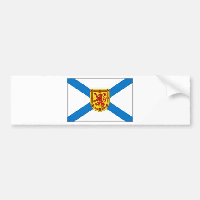 Nova Scotia flagga Bildekal (Framsidan)