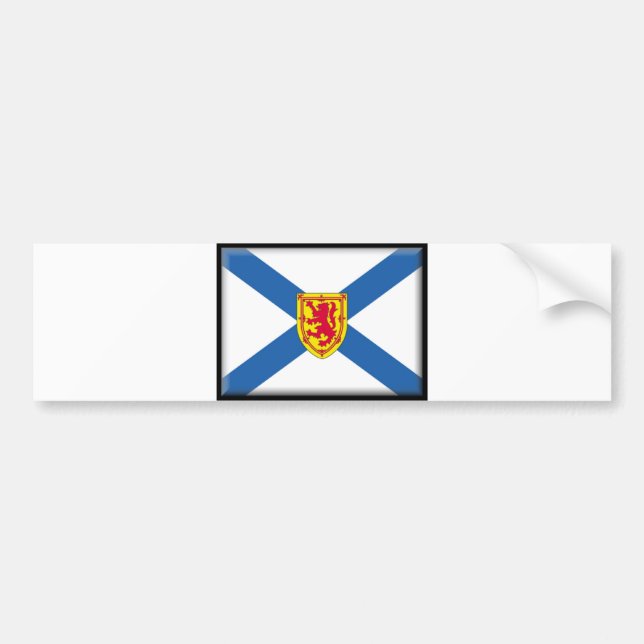 Nova Scotia flagga Bildekal (Framsidan)