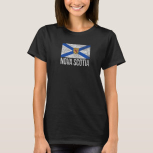 NOVA SCOTIA FLAGGA CANADA NEW SCOTLAND SALTIRE T SHIRT