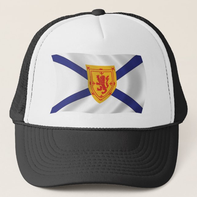Nova Scotia Flagga Hatt Truckerkeps (Framsida)