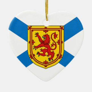 Nova Scotia flagga Julgransprydnad Keramik