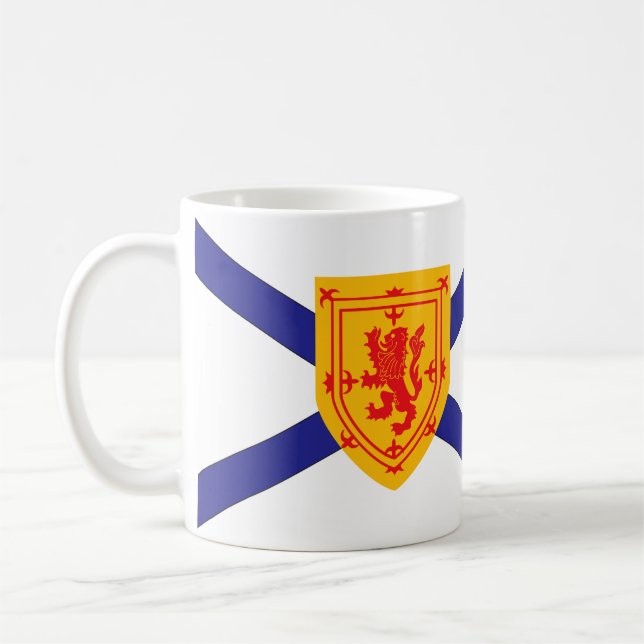 NOVA SCOTIA Flagga Kaffemugg (Vänster)