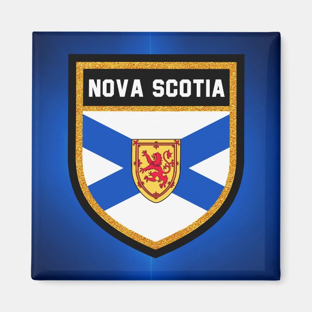 Nova Scotia Flagga Magnet (Framsidan)