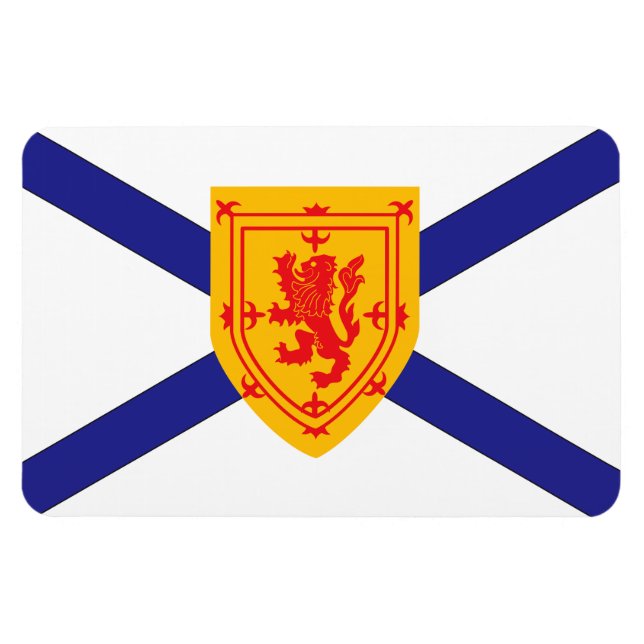 NOVA SCOTIA Flagga Magnet (Horisontell)