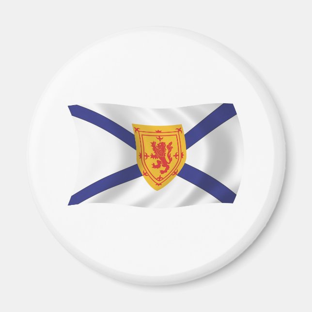 Nova Scotia Flagga Magnet (Framsidan)