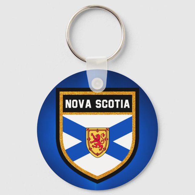 Nova Scotia Flagga Nyckelring (Framsida)