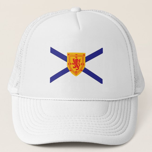 NOVA SCOTIA flagga Truckerkeps (Framsida)