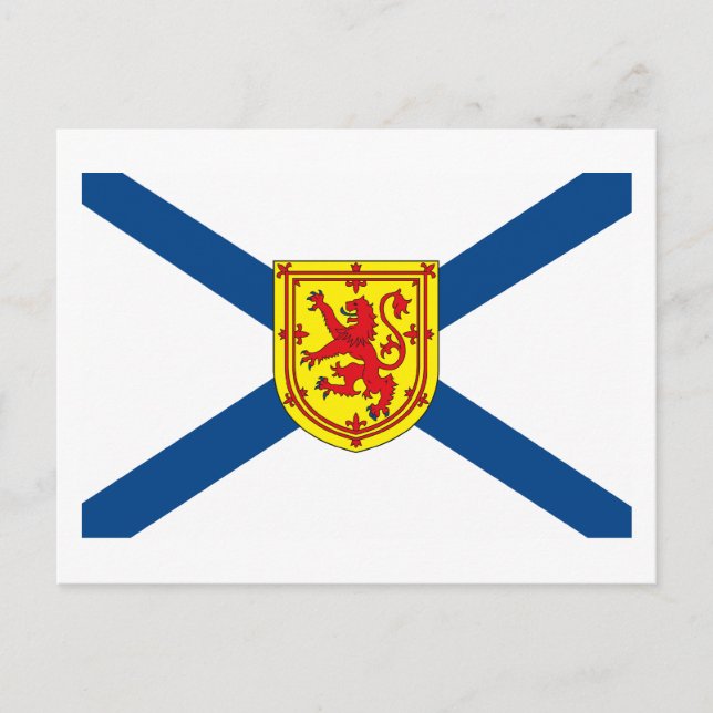 Nova Scotia Flagga vykort (Framsida)