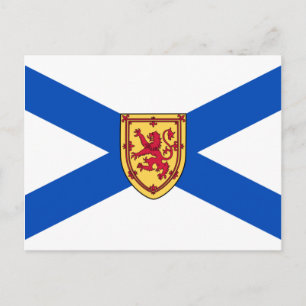 Nova Scotia flagga Vykort