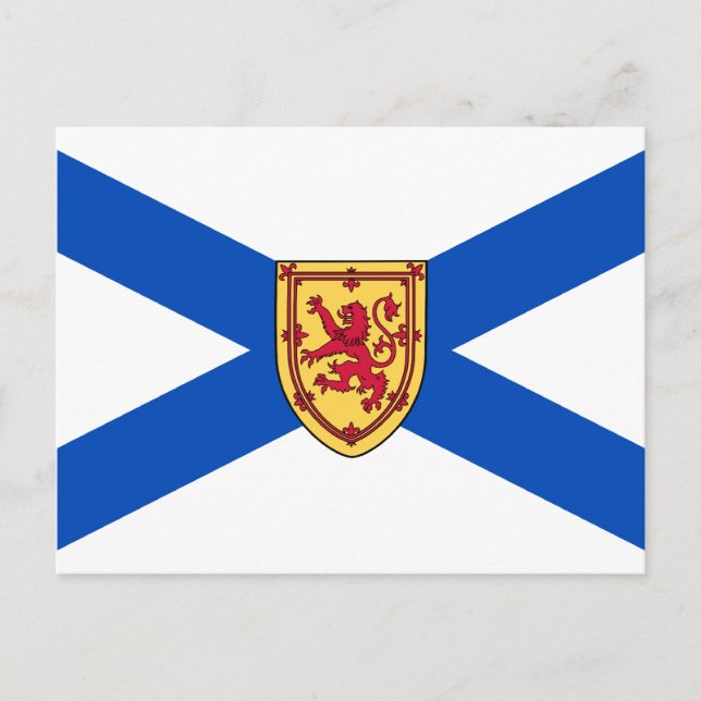 Nova Scotia flagga Vykort (Framsida)