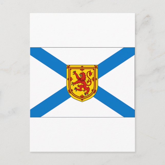 Nova Scotia Flagga Vykort (Framsida)