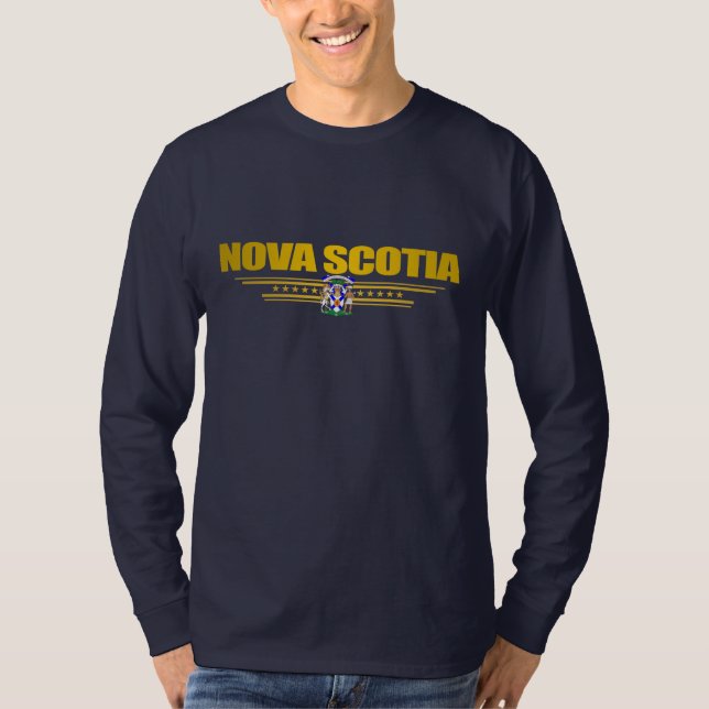 Nova Scotia flaggadräkt T-shirt (Framsida)