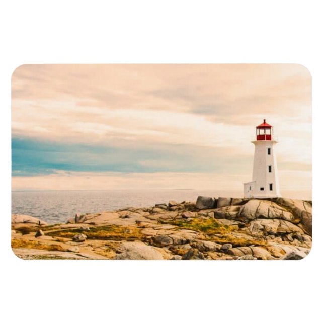 Nova Scotia fyr stiliserad Magnet (Horisontell)