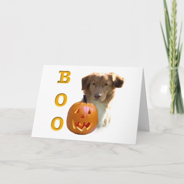 Nova Scotia Halloween BOO Kort (Framsida)
