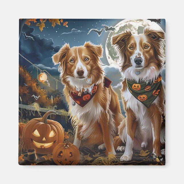 Nova Scotia Halloween Spooky Magnet (Framsidan)