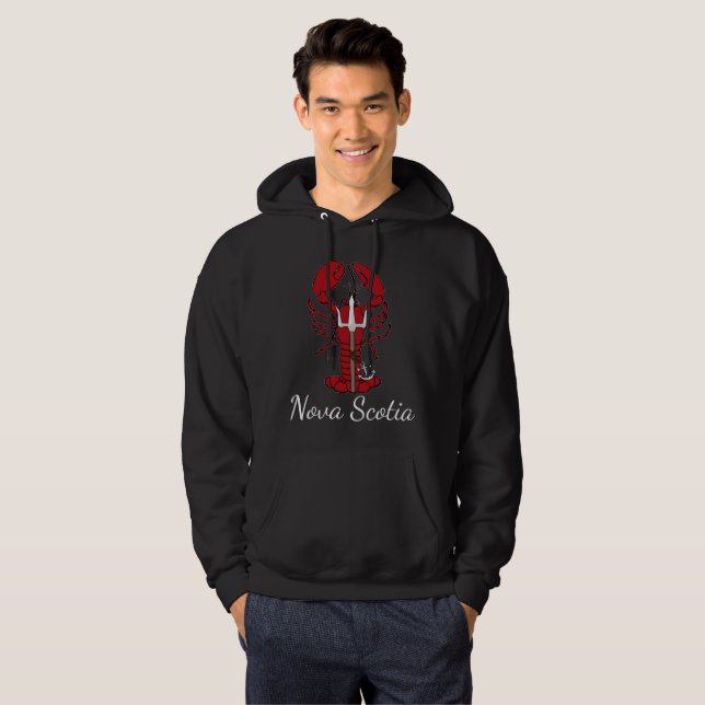 Nova scotia hoodie Lighthouse Route (Hel framsida)
