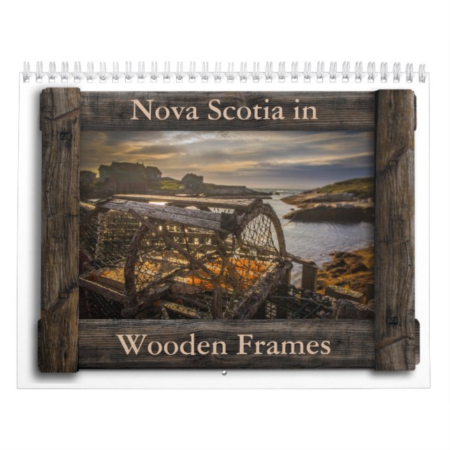 Nova Scotia i Wooden Ramar Kalender (Omslag)