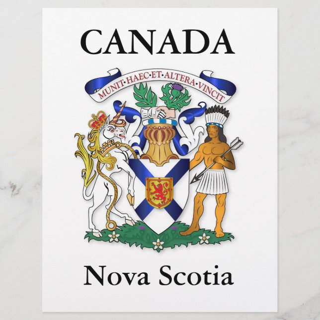 Nova Scotia jackar om arm Reklamblad (Framsidan)
