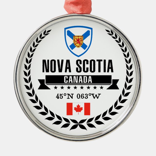 Nova Scotia Julgransprydnad Metall (Framsidan)