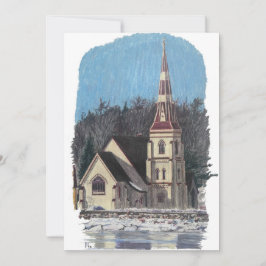 Nova Scotia-julkort för platt Helgdag Julkort