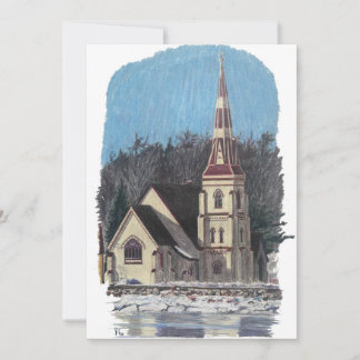 Nova Scotia-julkort för platt Helgdag Julkort