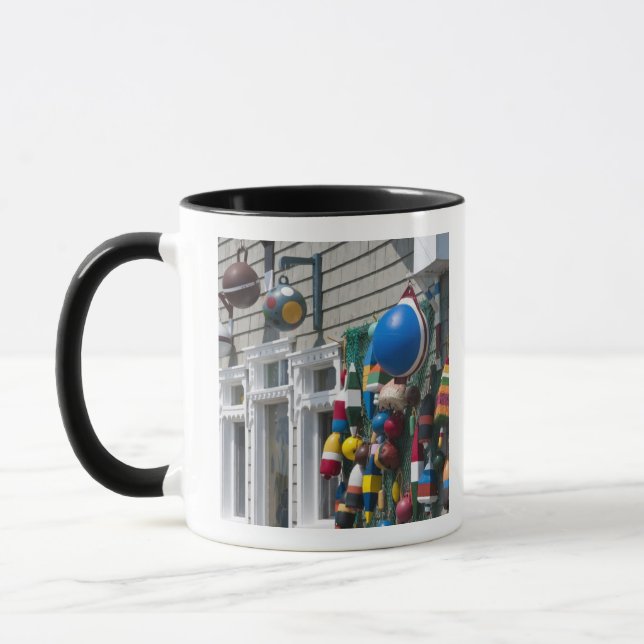 Nova Scotia, Kanada. Flytbåktsbutik i Blue Rocks i Mugg (Vänster)