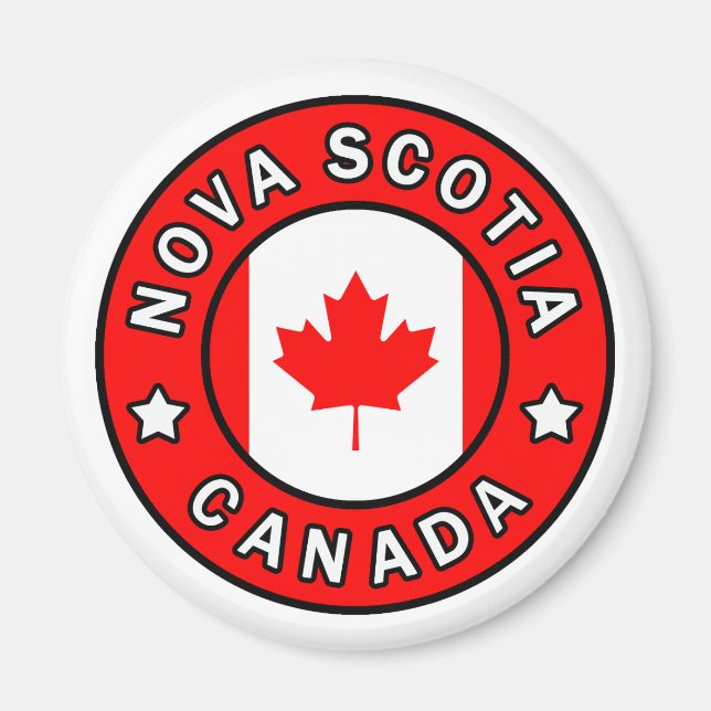 Nova Scotia Kanada Magnet (Framsidan)