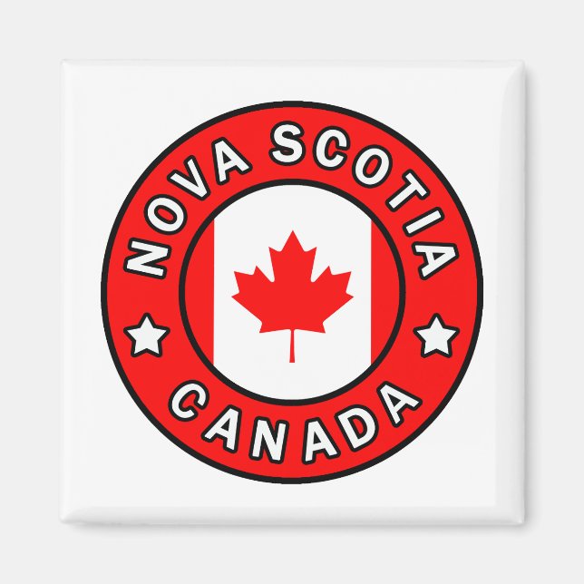 Nova Scotia Kanada Magnet (Framsidan)