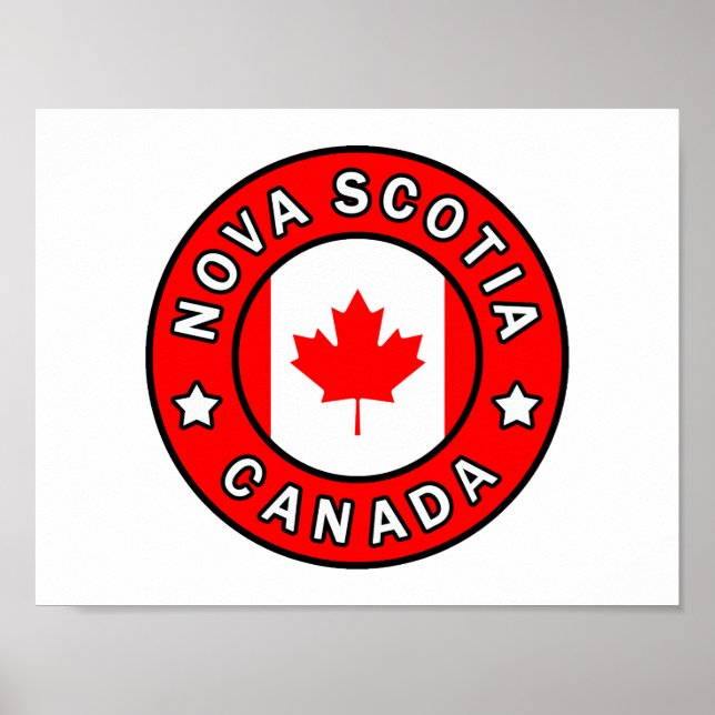Nova Scotia Kanada Poster (Framsidan)
