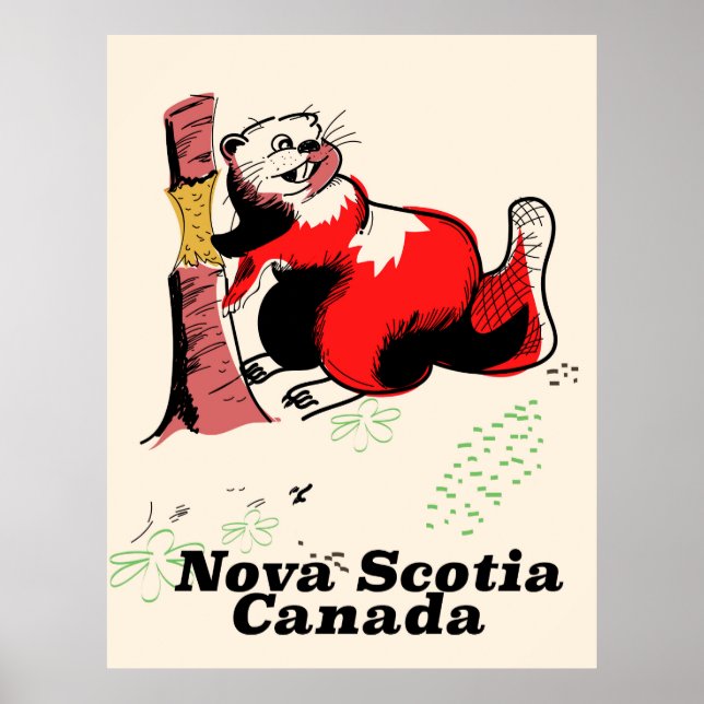 Nova Scotia Kanada Poster (Framsidan)