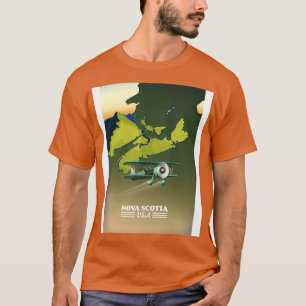Nova Scotia Kanada resa karta T Shirt