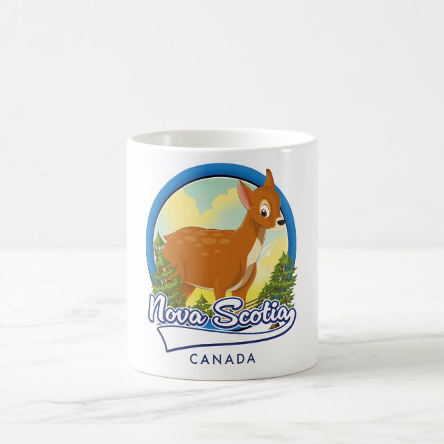 Nova Scotia Kanada reselogo Kaffemugg (Center)