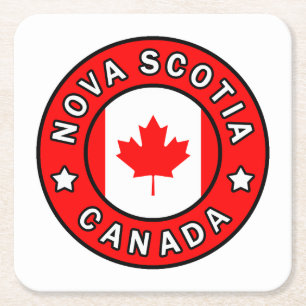Nova Scotia Kanada Underlägg Papper Kvadrat