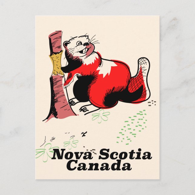 Nova Scotia Kanada Vykort (Framsida)