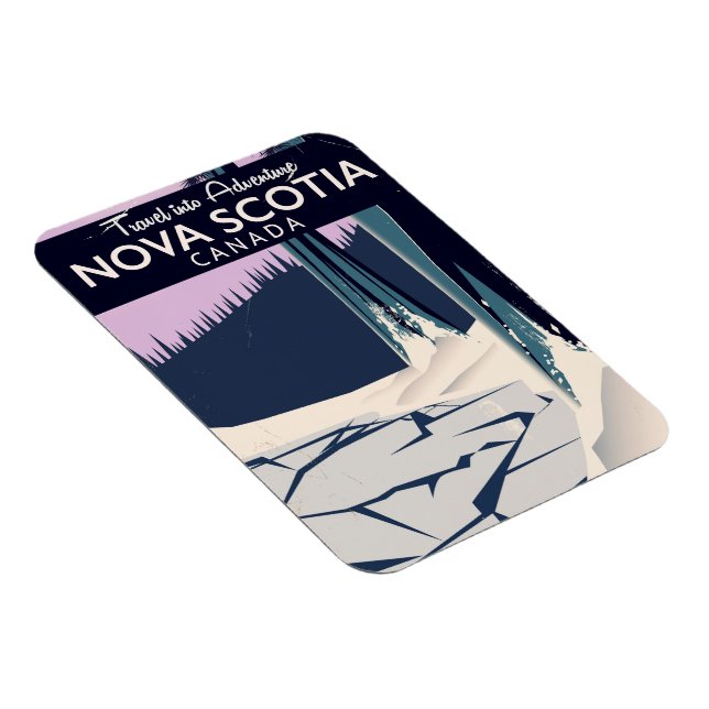 Nova Scotia, Kanadas reseaffisch för helgdag. Magnet (Högersidan)