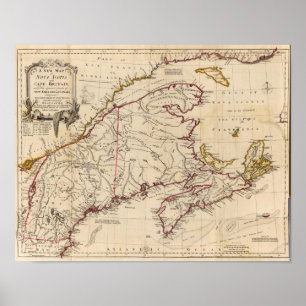 Nova Scotia, Kap Storbritannien Poster
